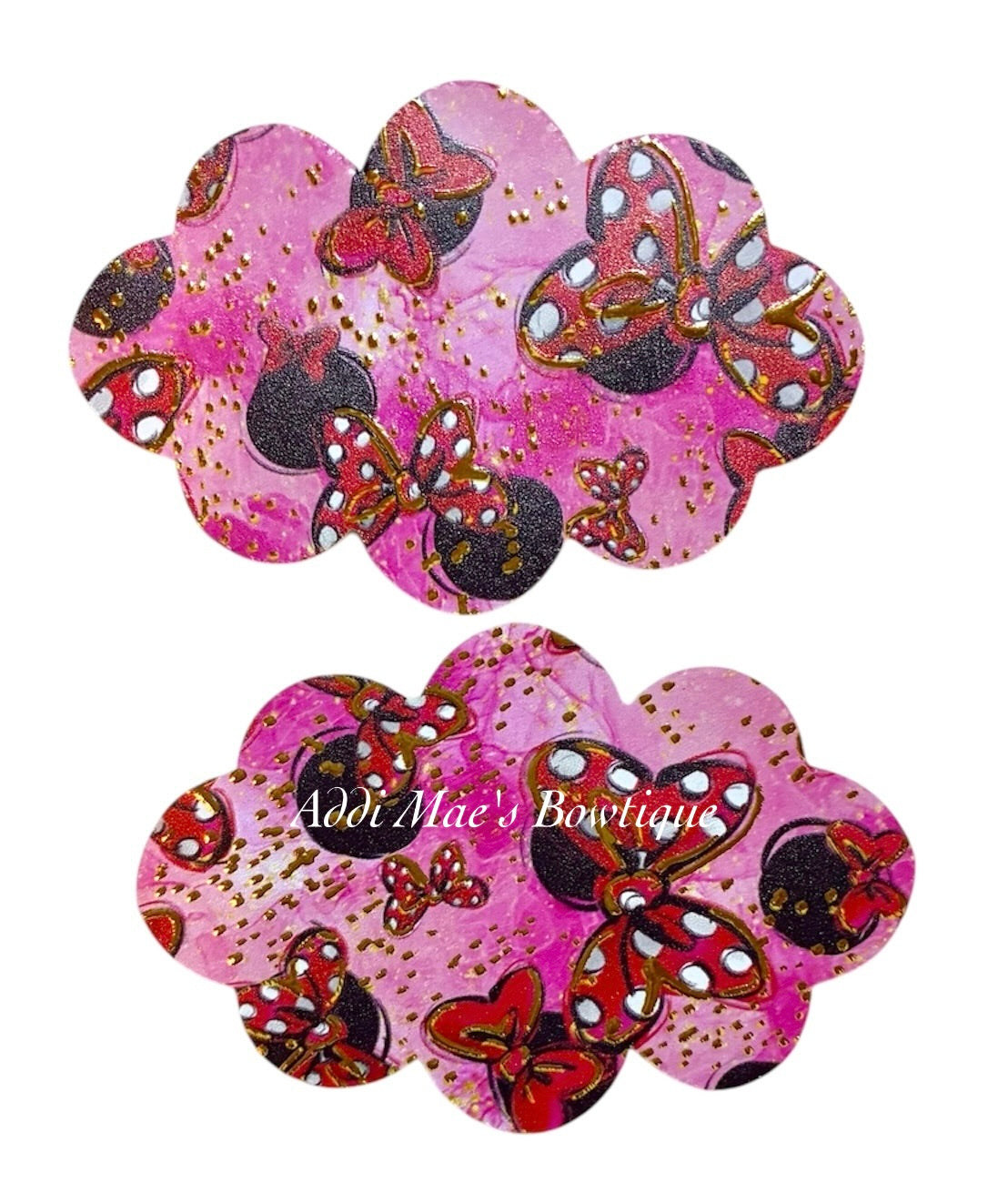 Miss Mouse Bows Snap Clip Set