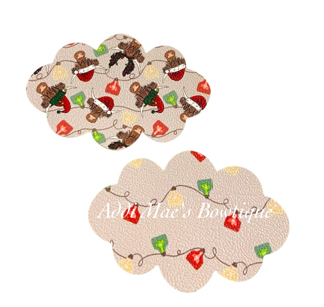 Christmas Highland Cows Snap Clip Set
