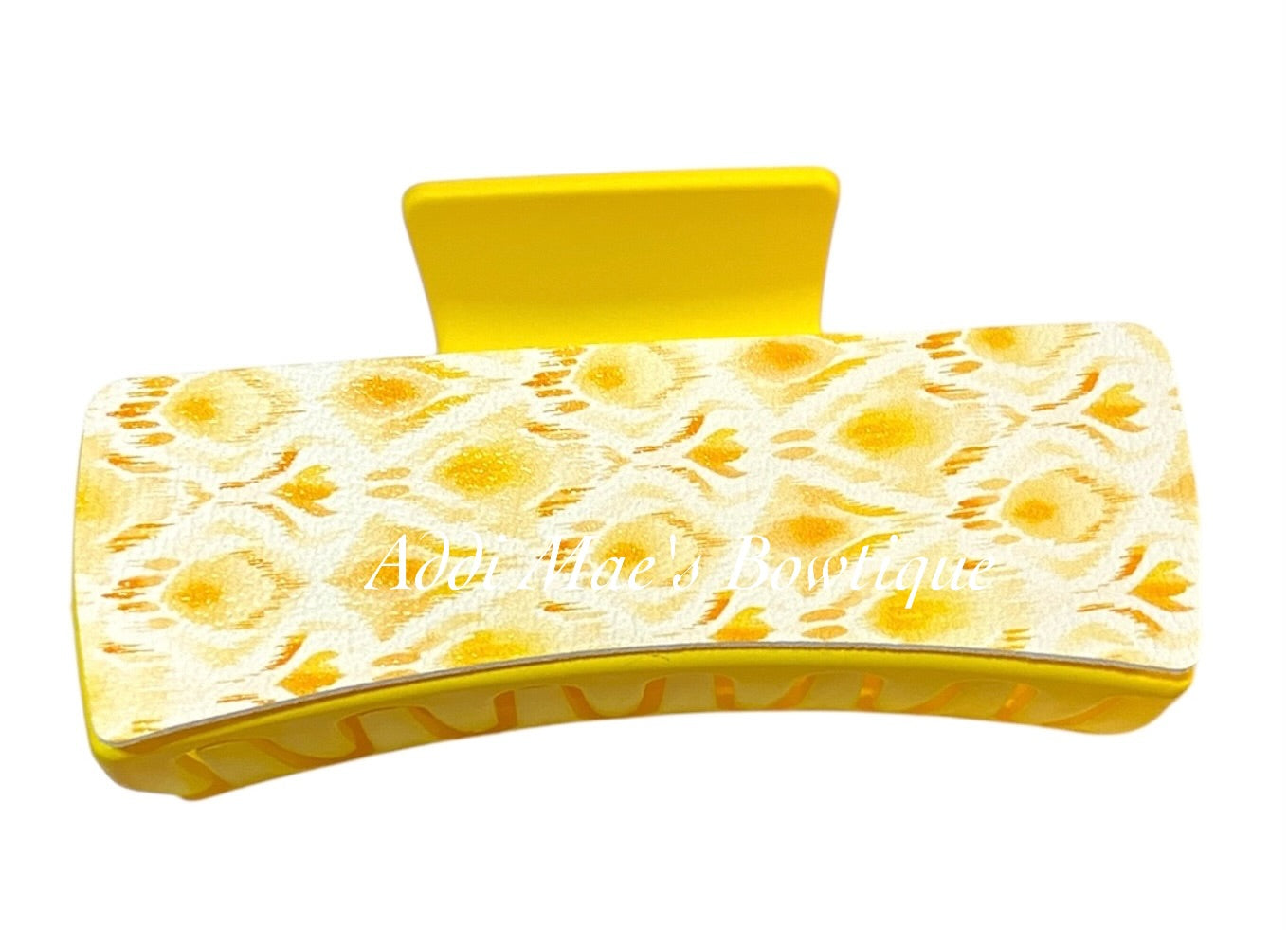 Yellow Watercolor XL Claw Clip