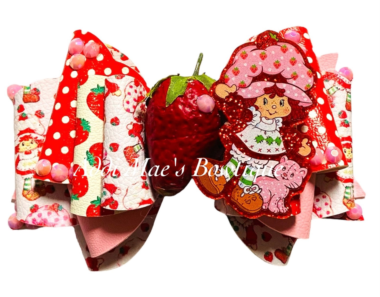 Strawberry Girl Strawberry Bow
