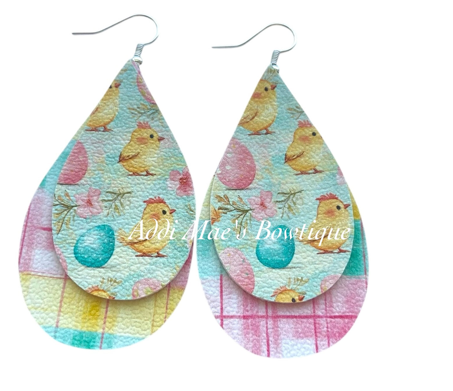 Vintage Chicks Stacked Tear Drop Earrings