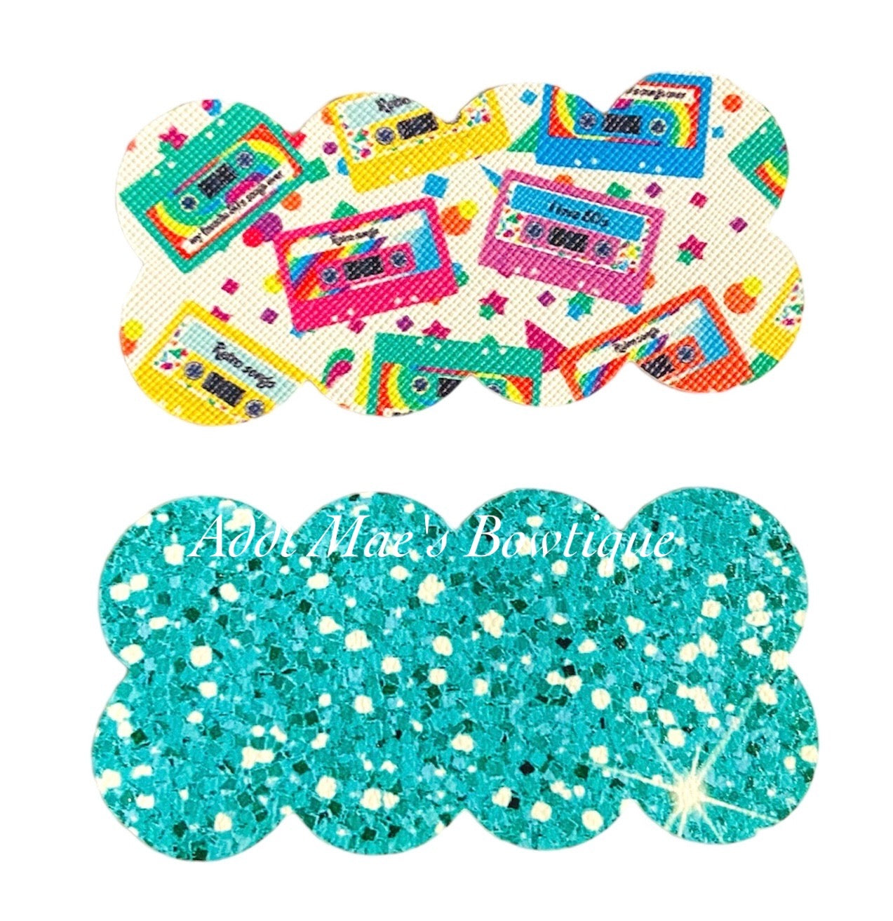 Retro Mix Cassette Tapes Snap Clip Set