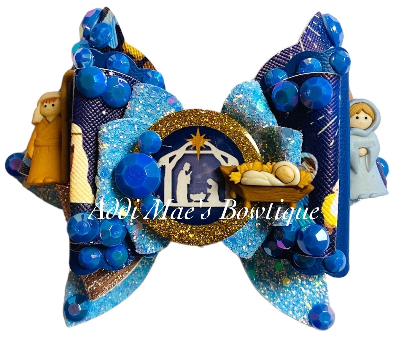 Christmas Nativity Bow