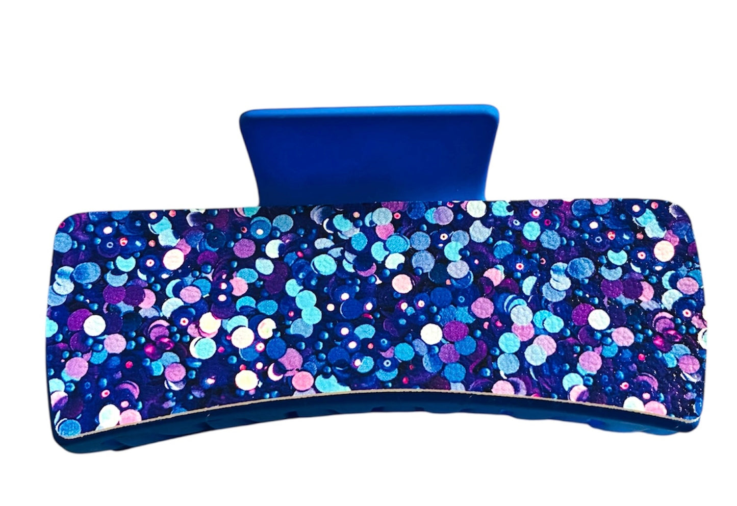 Blue Sequin XL Claw Clip