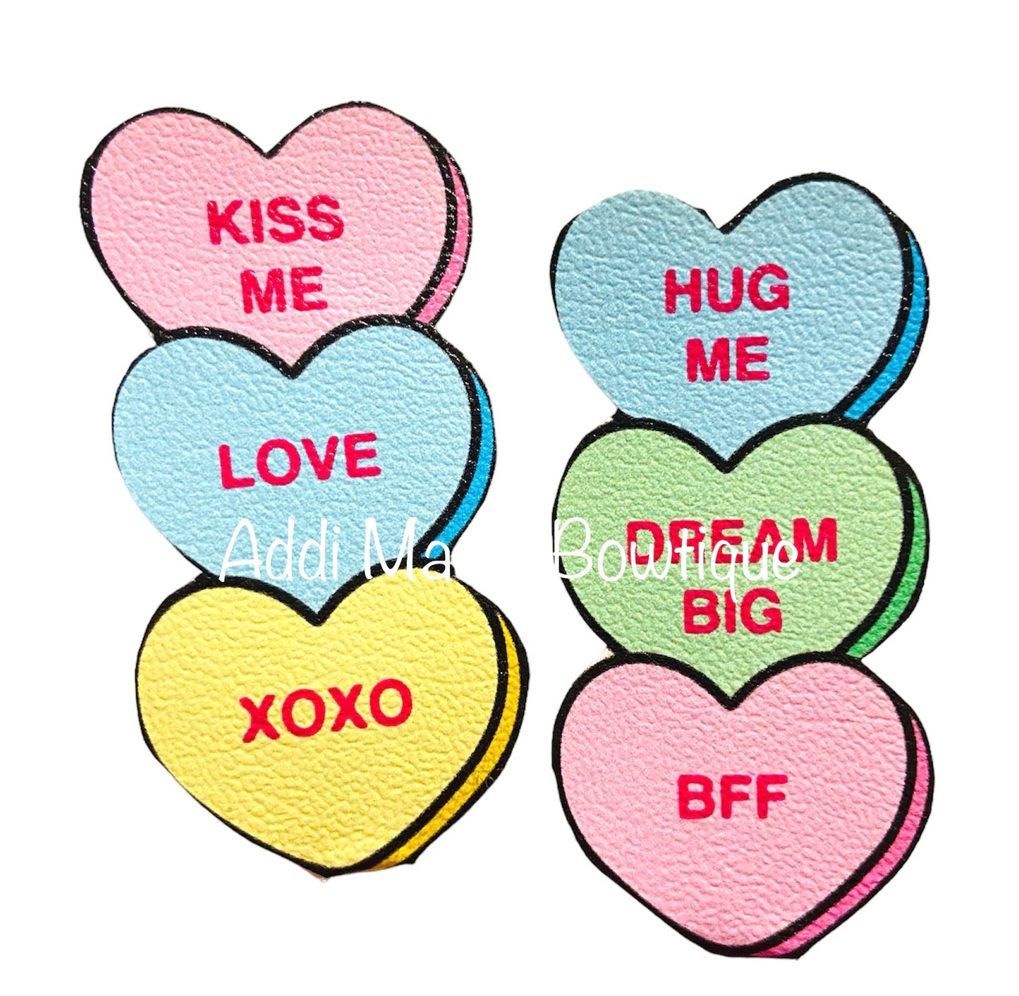 Talking Candy Hearts #2 Valentines Day SnapClip Set