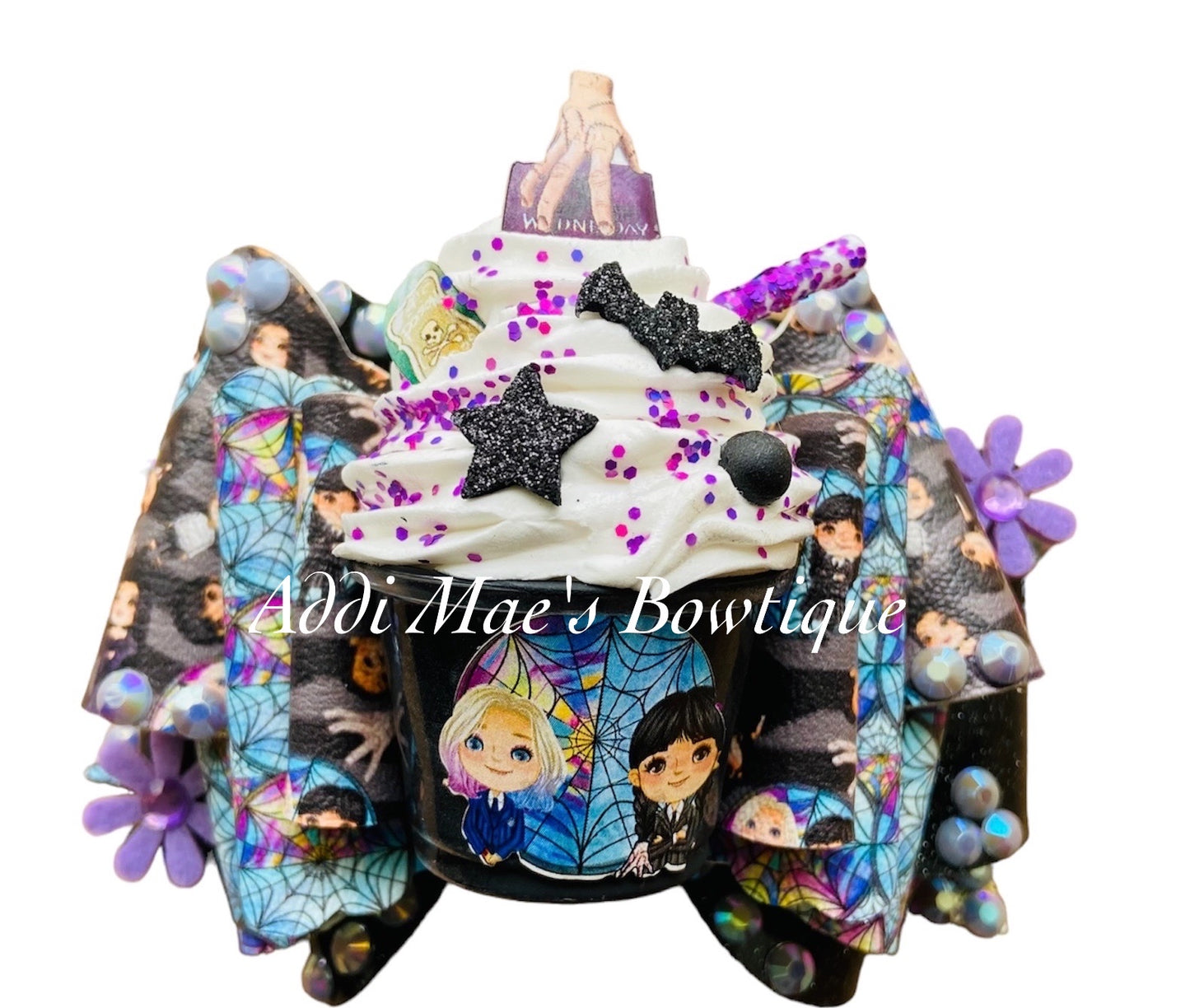 Goth Girl Besties Bow