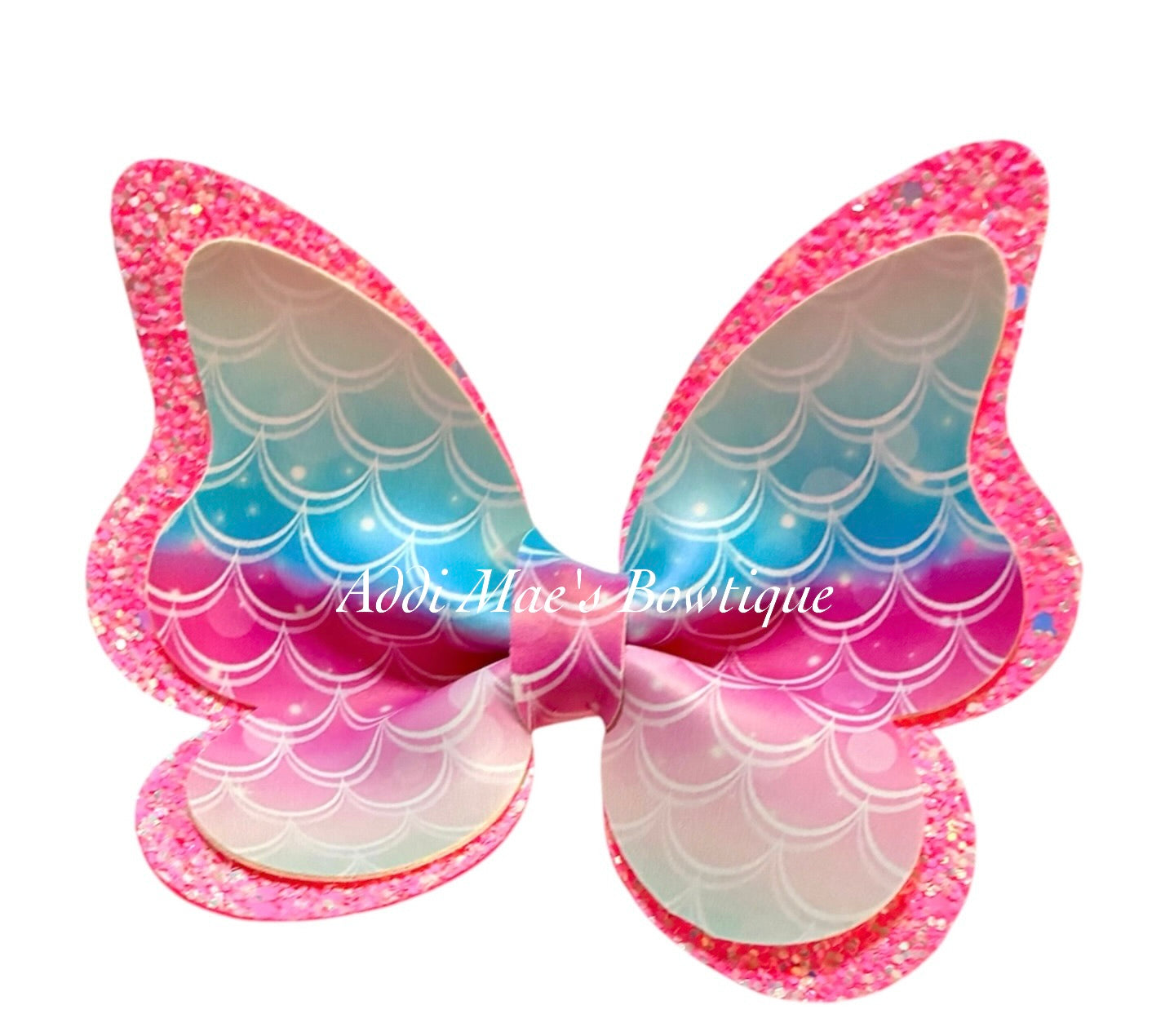 Mermaid Scales Butterfly Bow