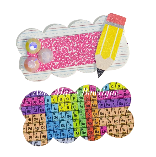 Periodic Table Pencil Snap Clip Set