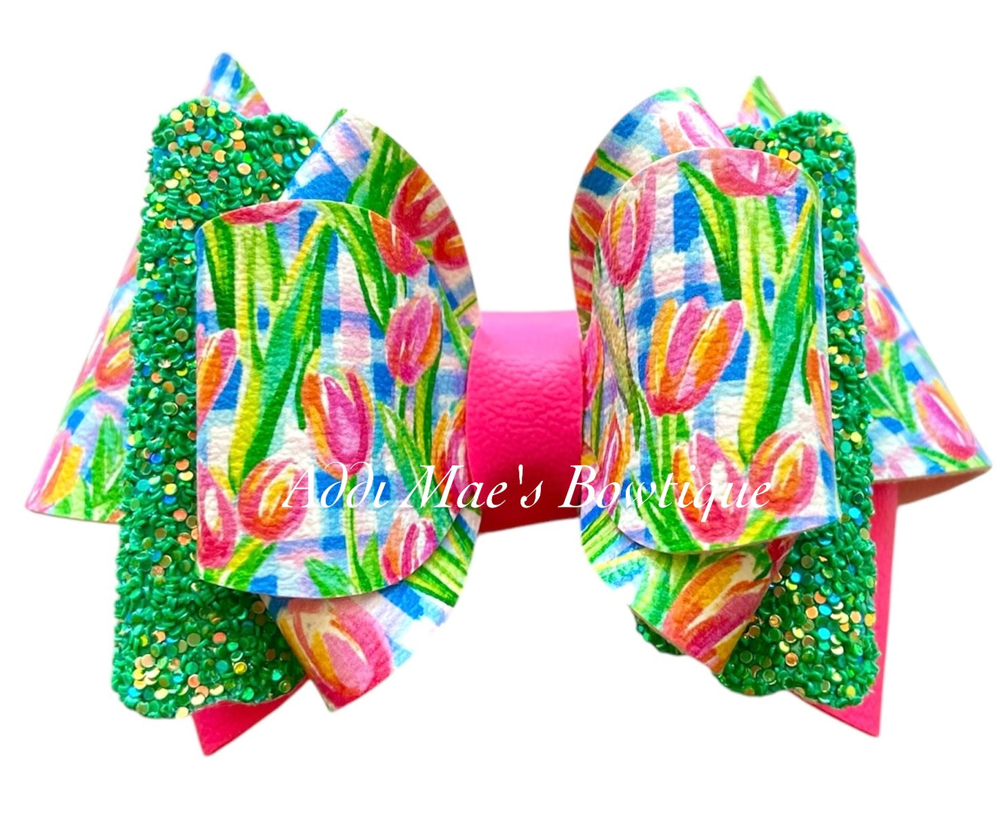 Bright Tulips Bow