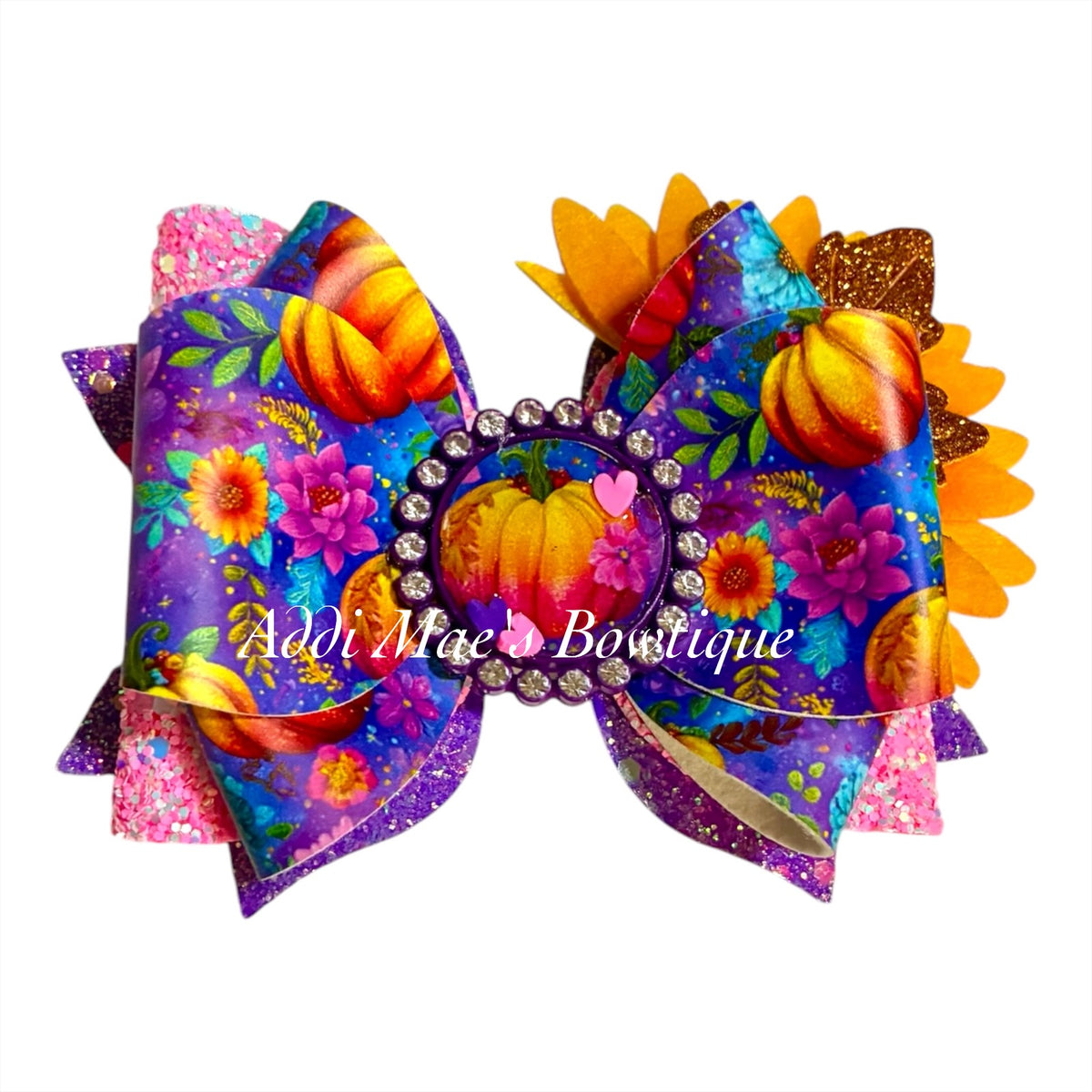 Pretty Pumpkins Bow