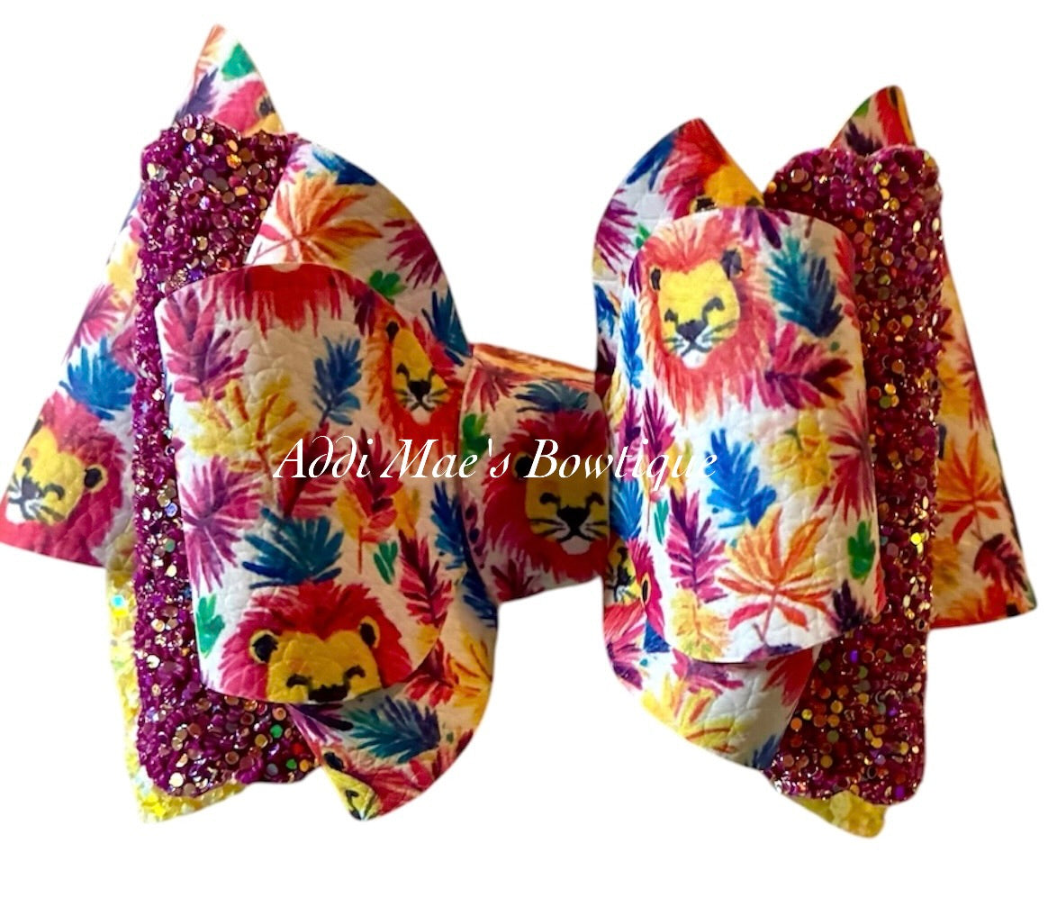 Colorful Lion Bow