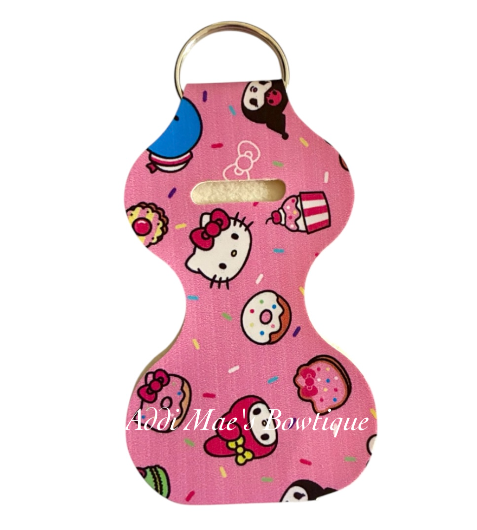 Kitty Sprinkles Chapstick Keychain