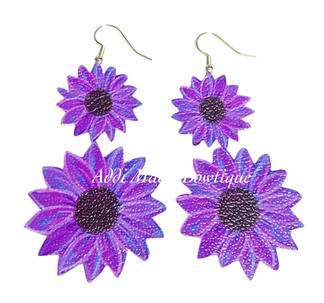 Sunflower Dangle Earrings