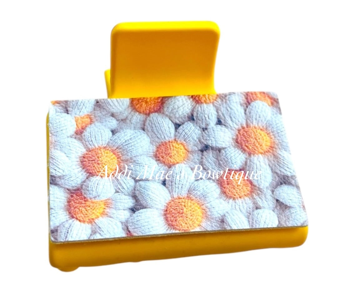 Dazzling Daisy Small Claw Clip