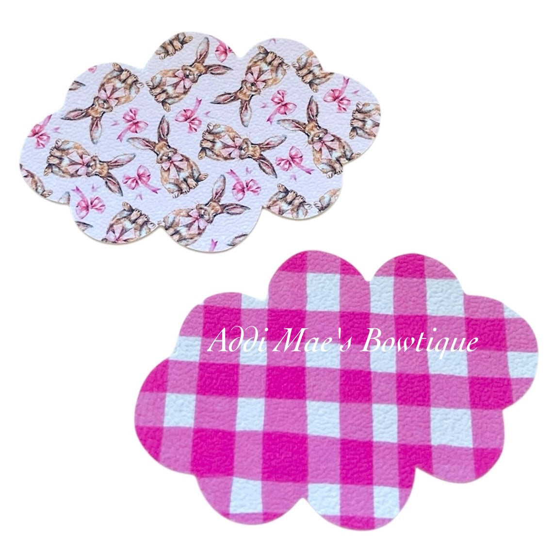 Bunny & Pink Bows Snap Clip Set