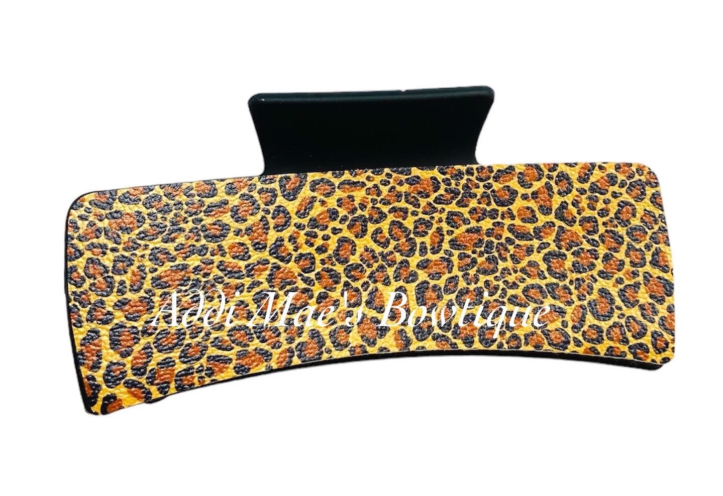 Leopard Print XL Claw Clip