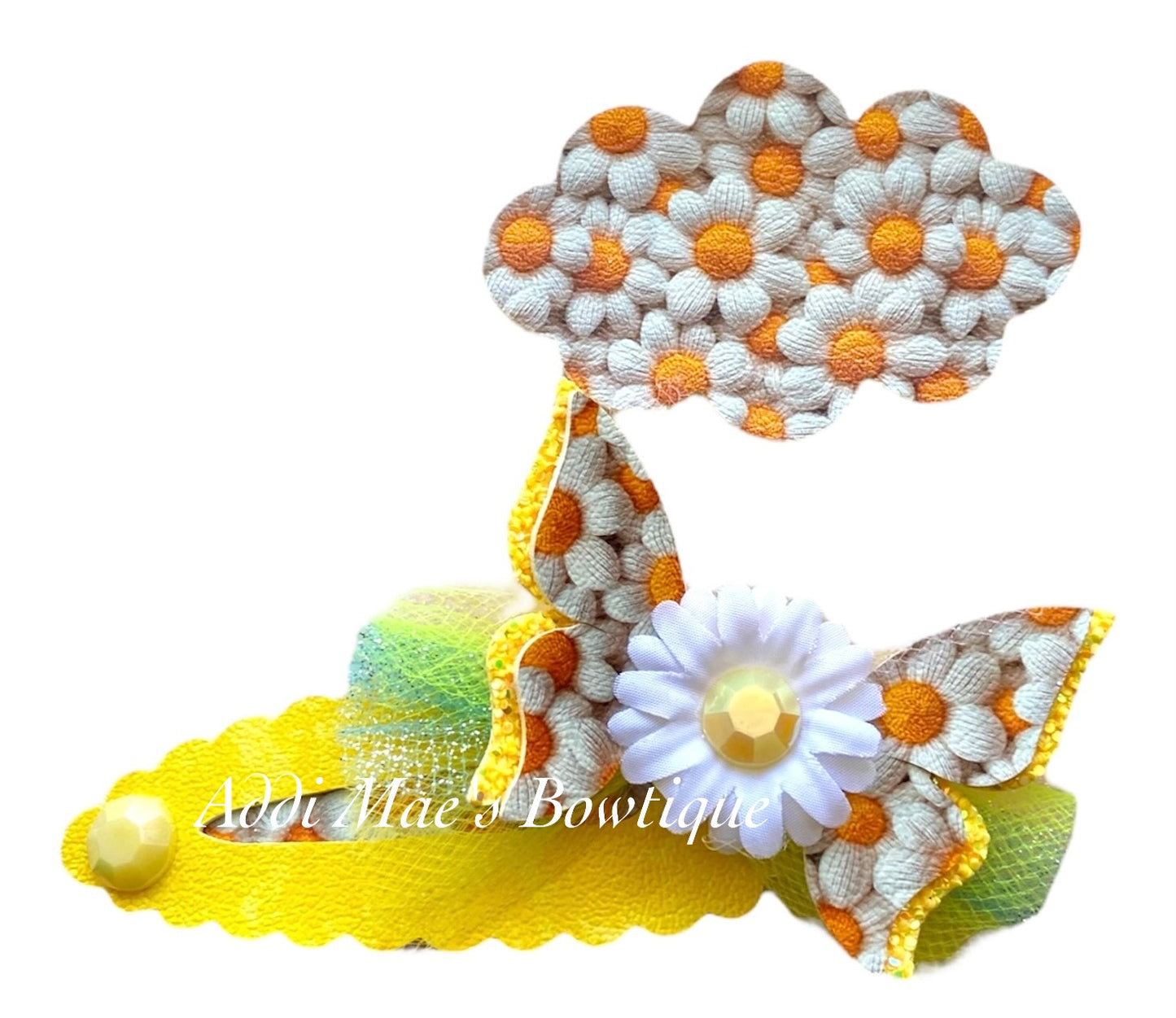 Dazzling Daisy Butterfly Snap Clip Set