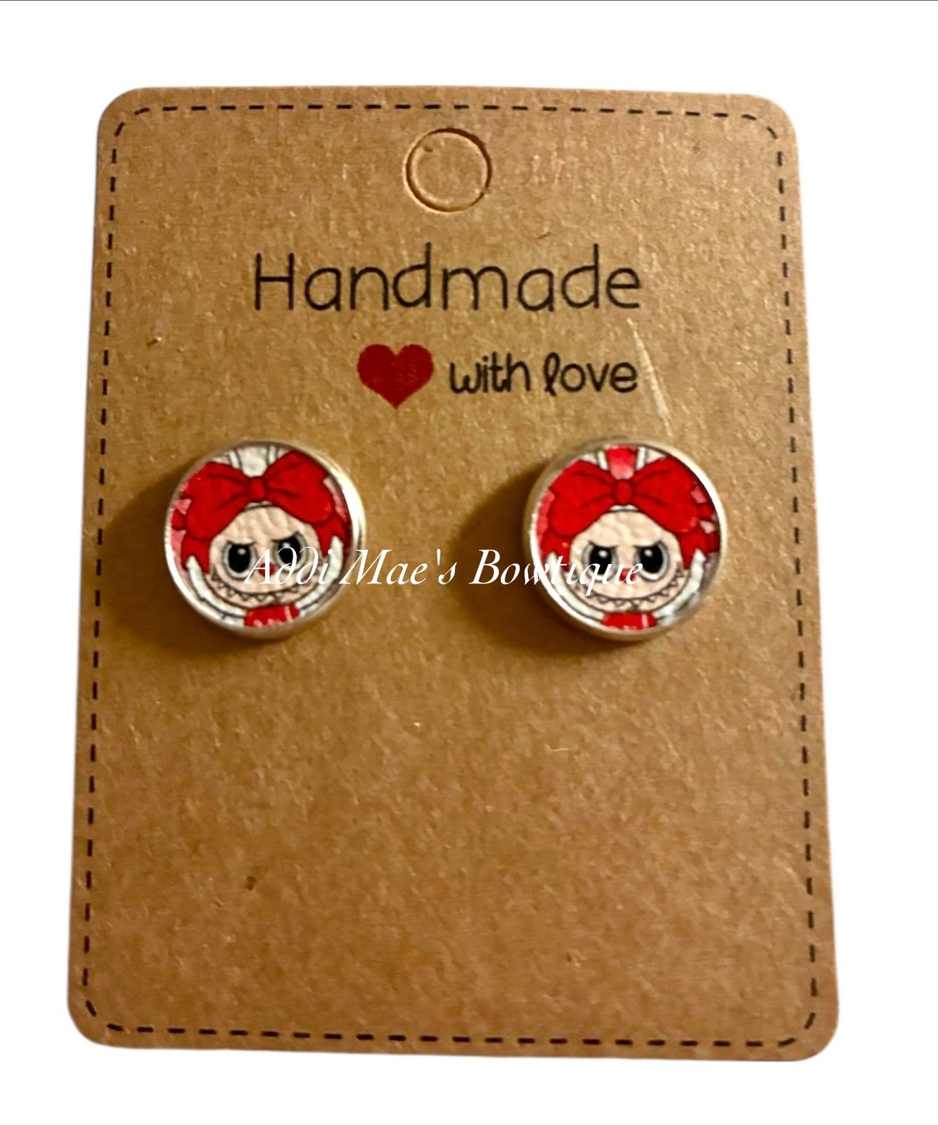 Bubu Cola 12 mm Stud Earrings