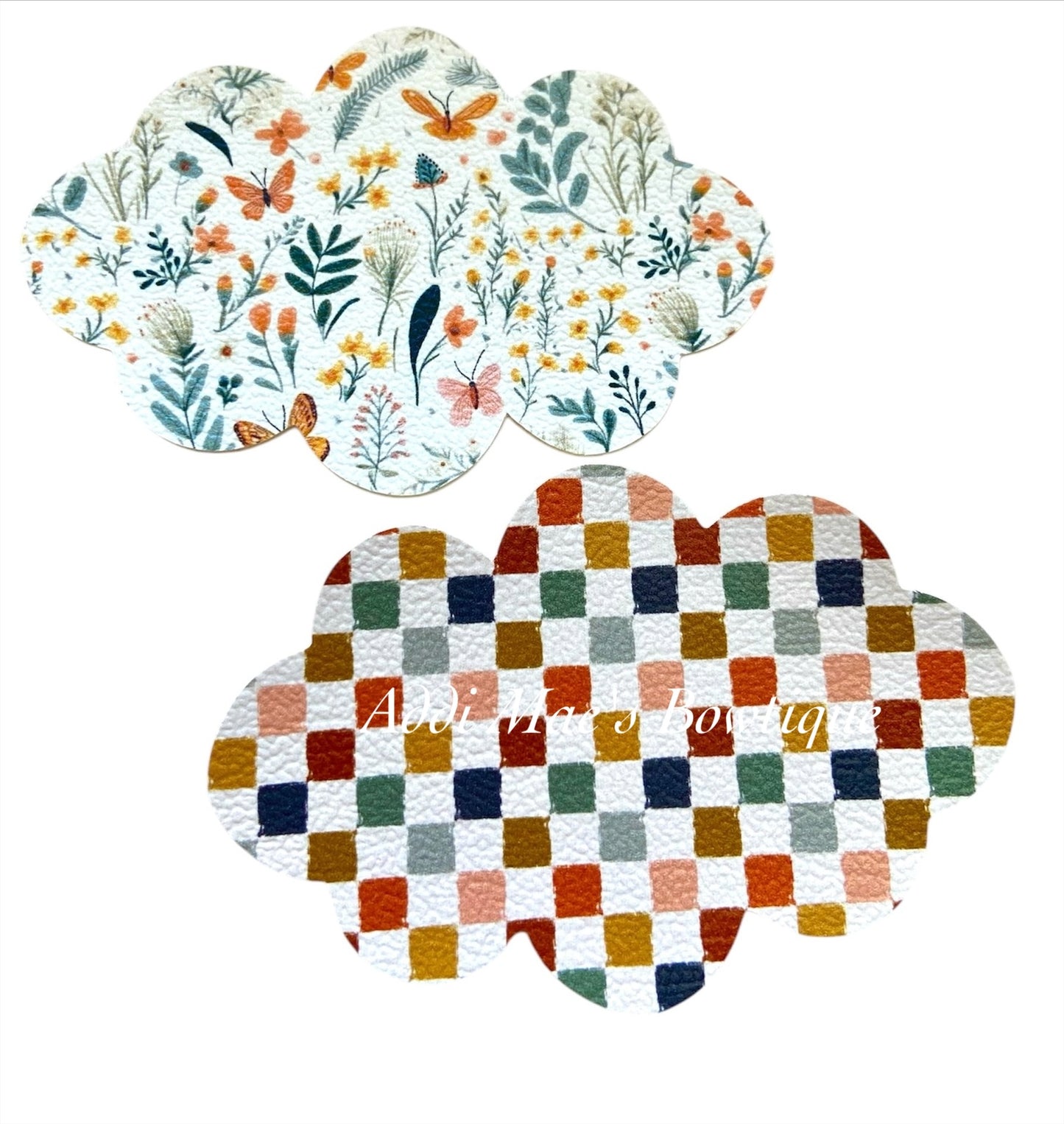Boho Butterfly Wild Flowers Snap Clip Set