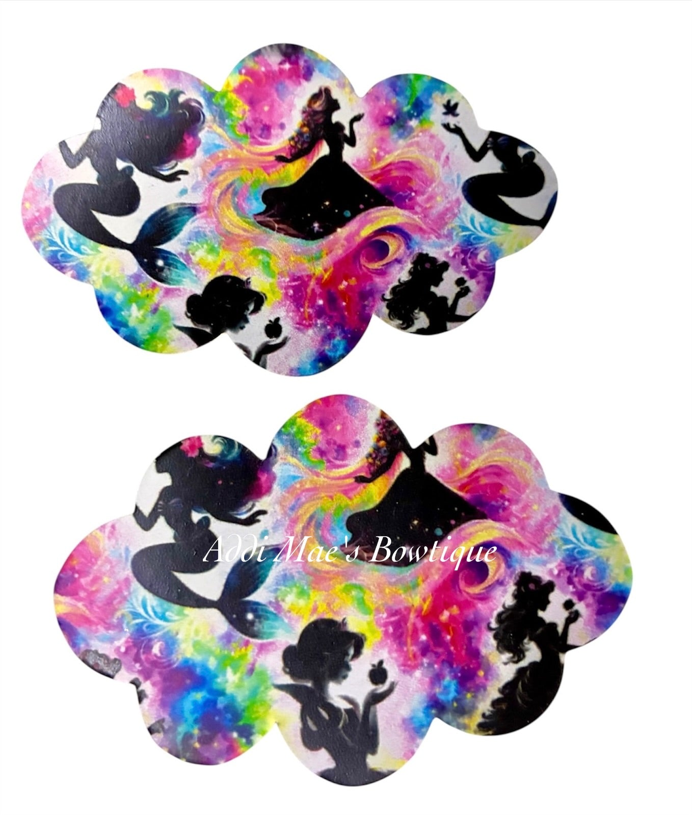 Princess Silhouette Snap Clip Set