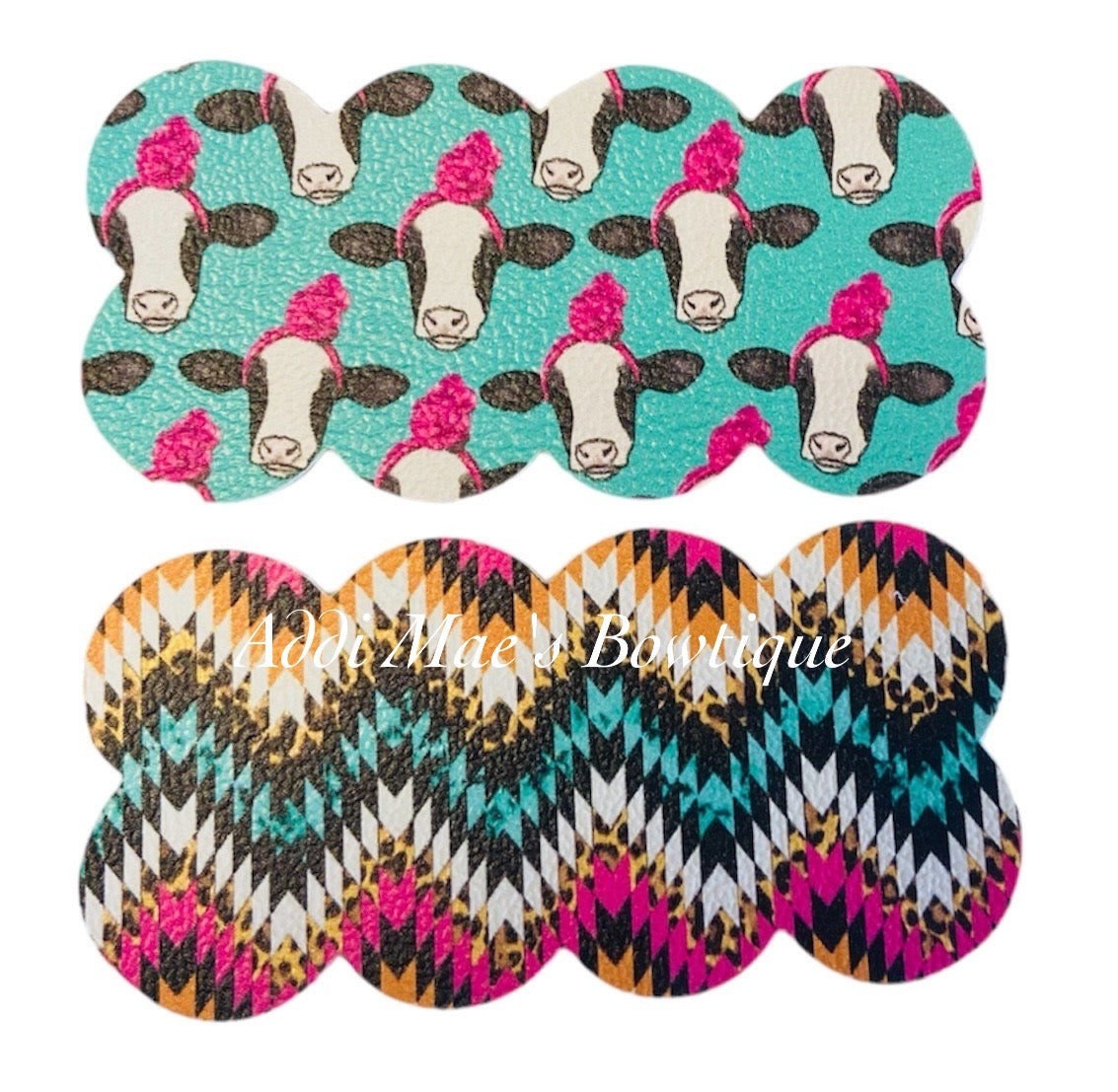 Bandanna Cows Snap Clip Set