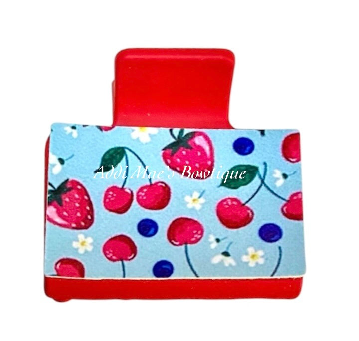 Berry Fruity Small Claw Clip
