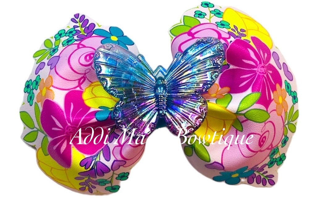 Spring Flowers 3” Bow