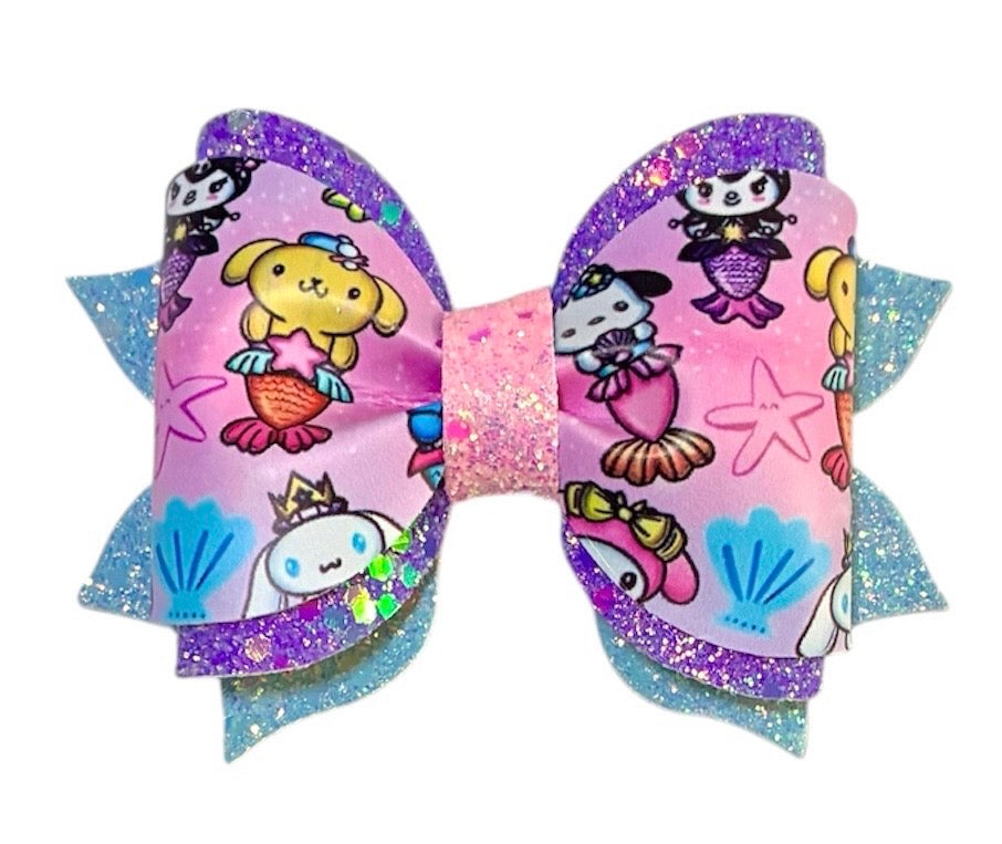 Kitty Mermaid Bow