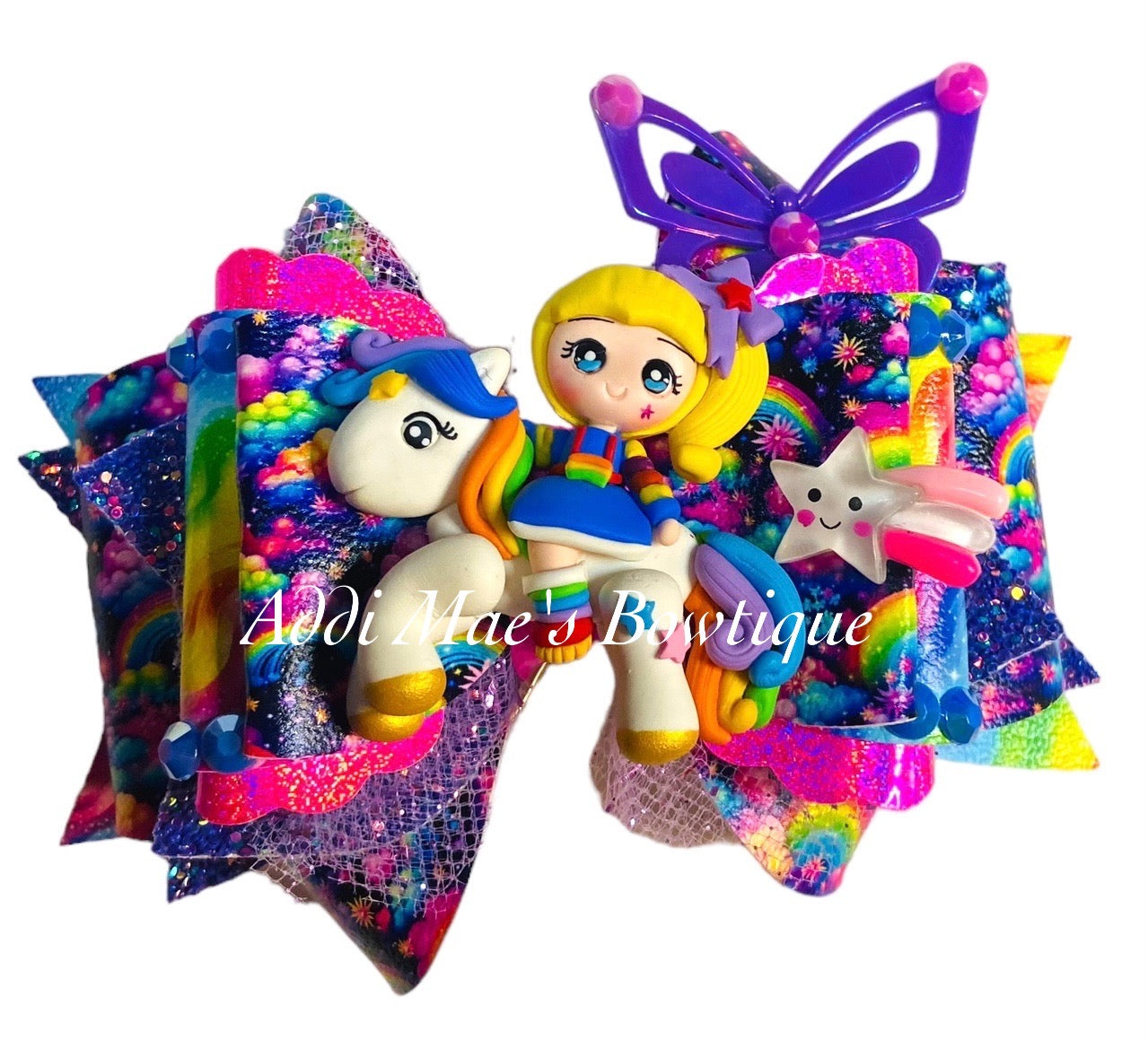 Rainbow Girl Rainbow Bow