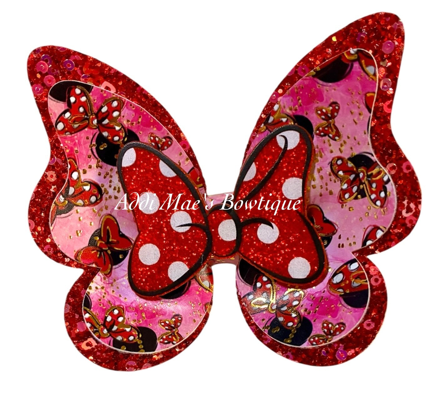 Miss Mouse Bows Butterfly Bow