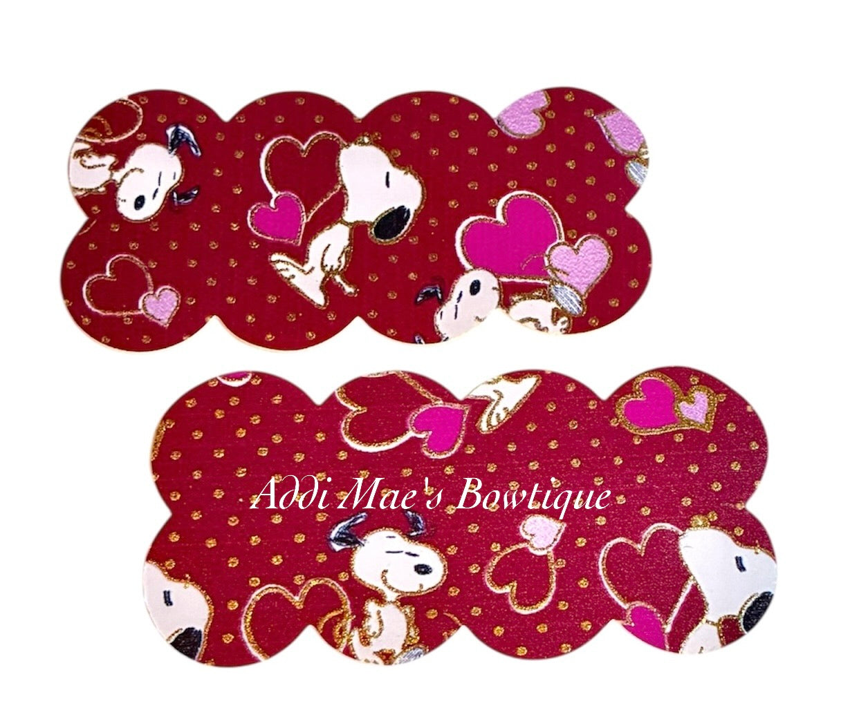Snoopy Love Snap Clip Set