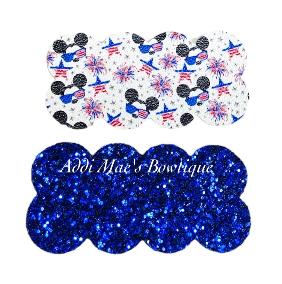 Patriotic Fireworks Character Snap Clip Set