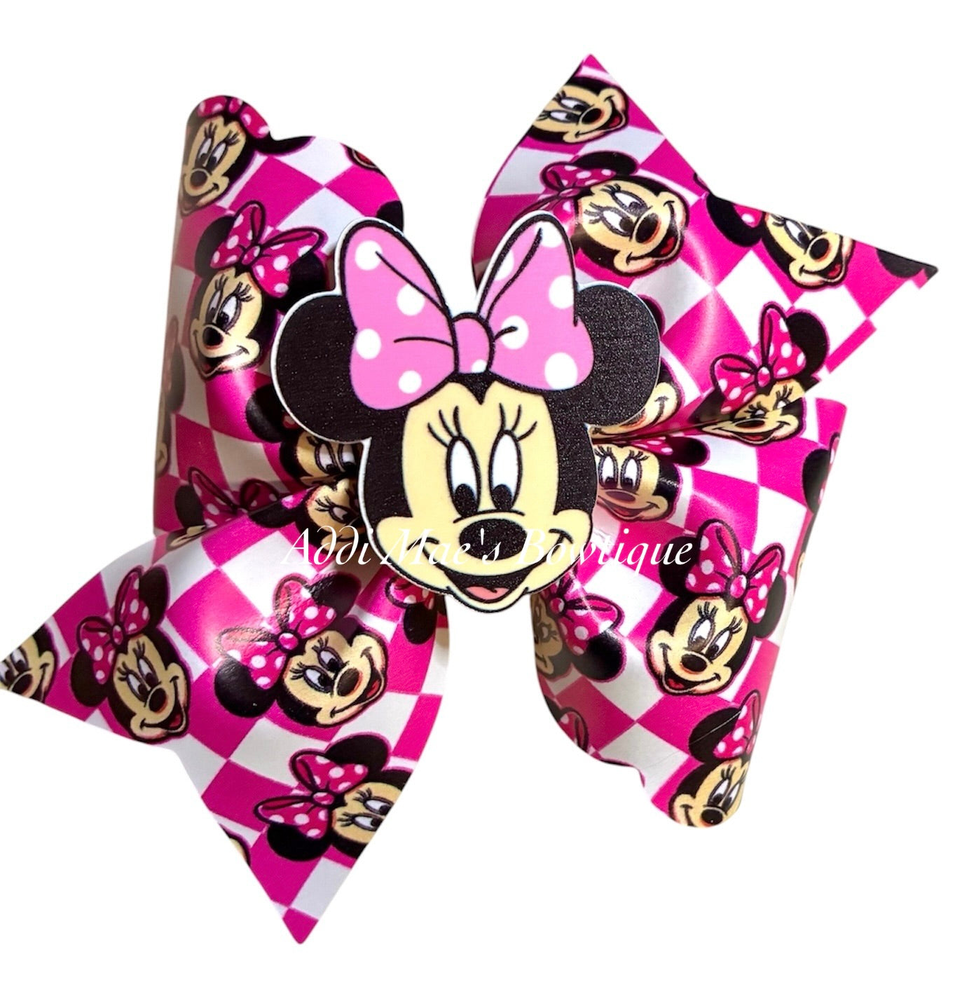 Miss Mouse Checkered Bow