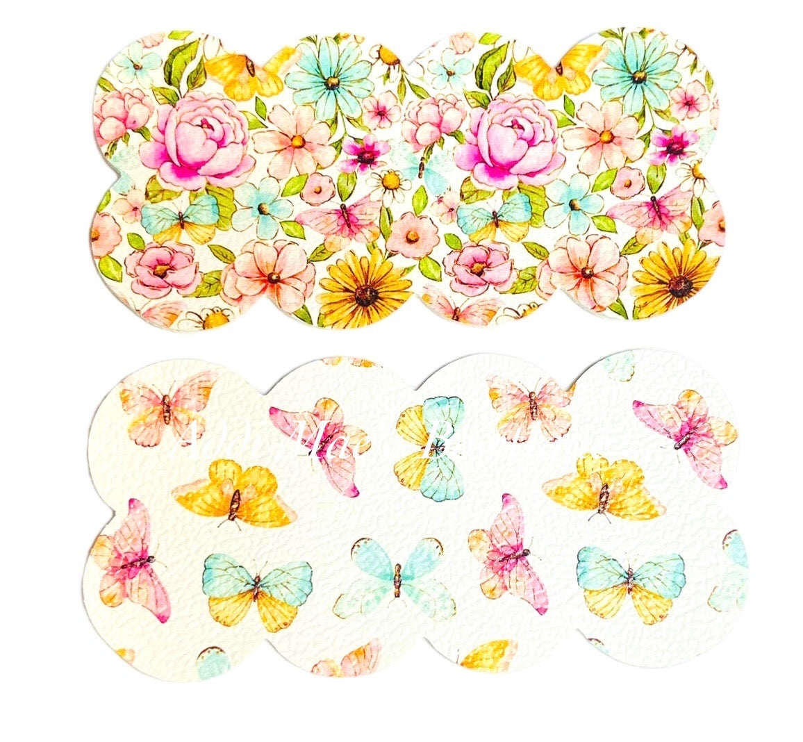 Butterfly Floral Snap Clip Set