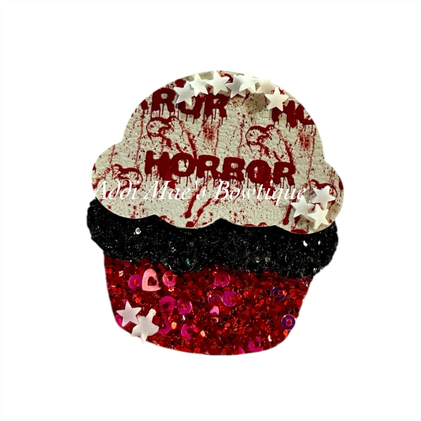 Bloody Horror Cupcake Clip
