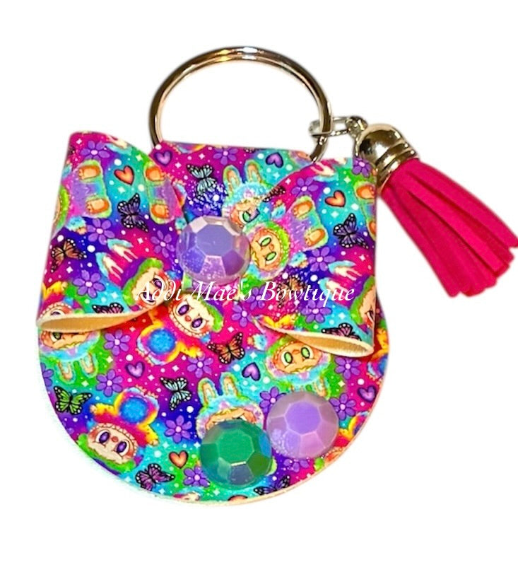 Bright Bubu Butterflies Keychain