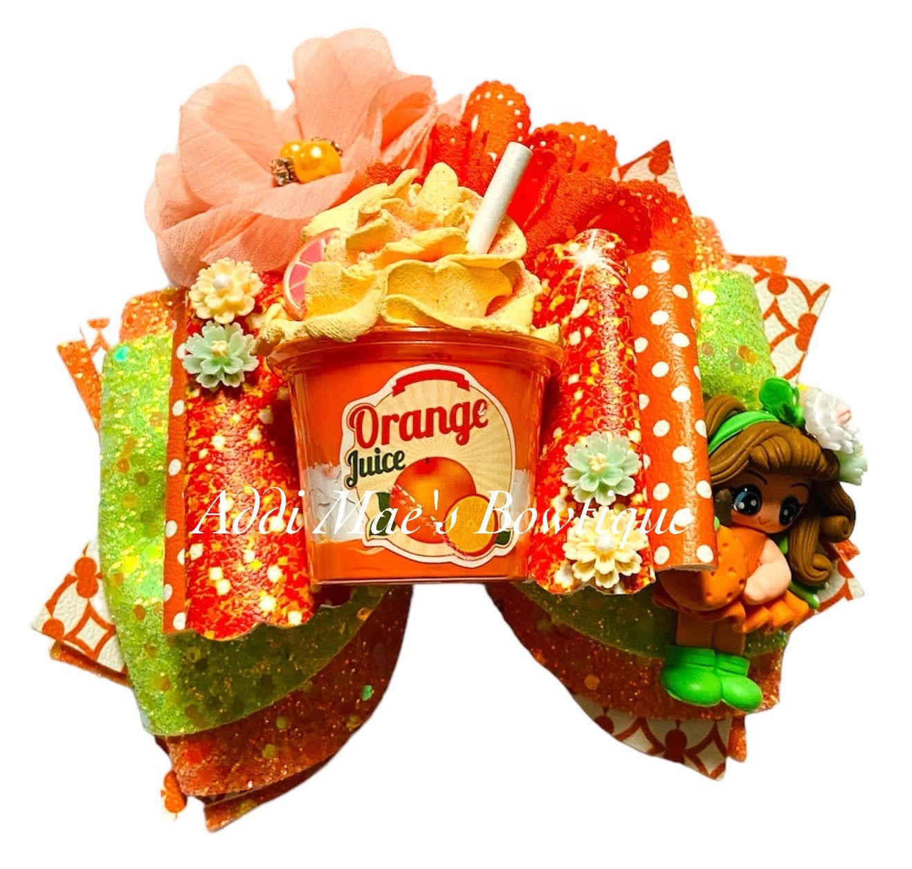 Citrus Orange Fruit Girl