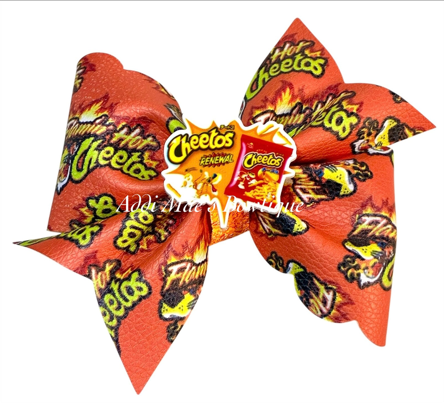 Hot Cheetah Chips Bow