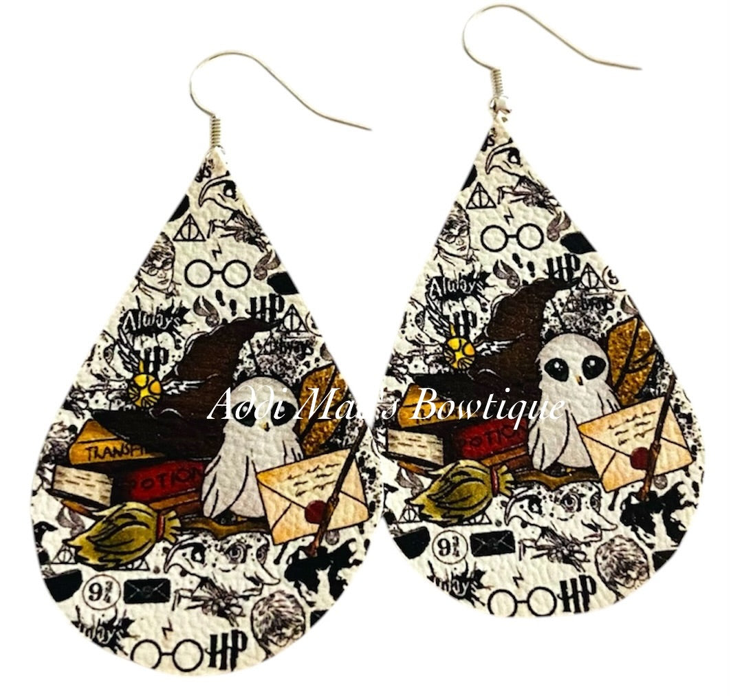Wizard School Dangle Earrings