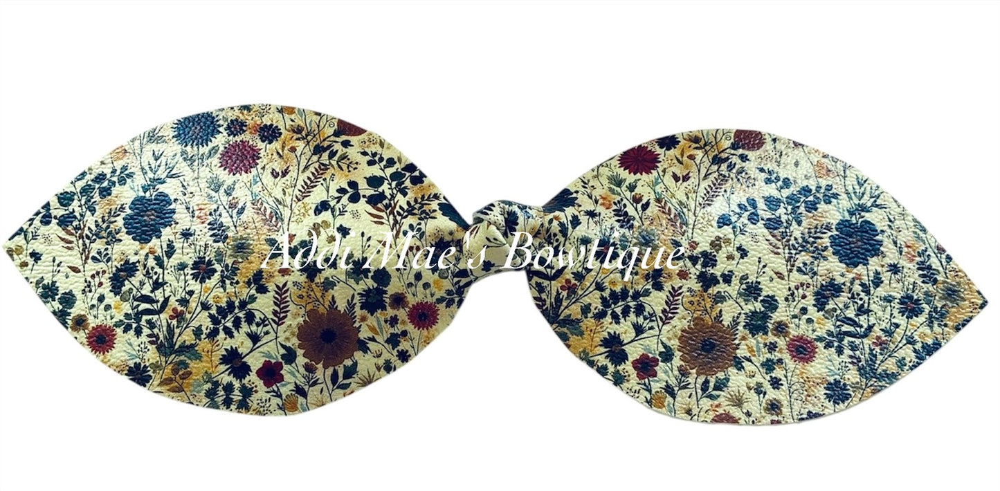 Fall Florals XL Jumbo Top Knot Clip