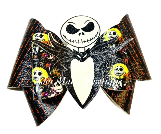 Jack Nightmare Halloween Bow