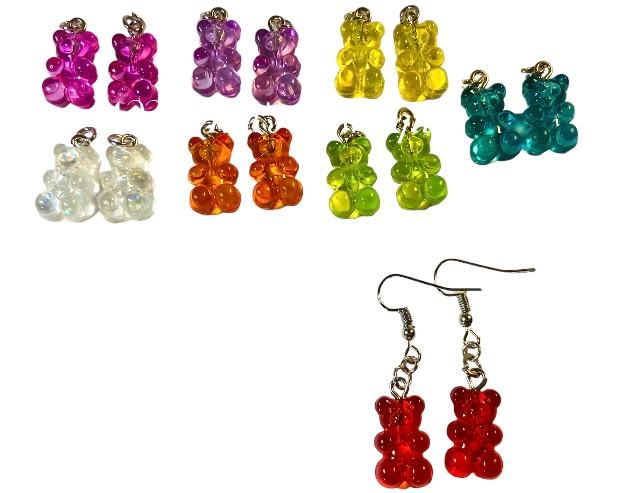Gummy Bear Dangle Earrings