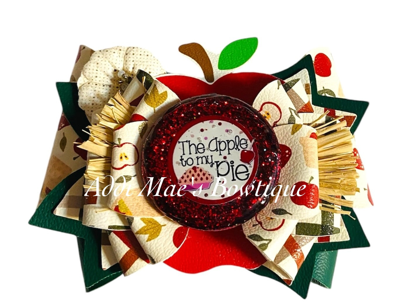 Apple To My Pie Fall Bow