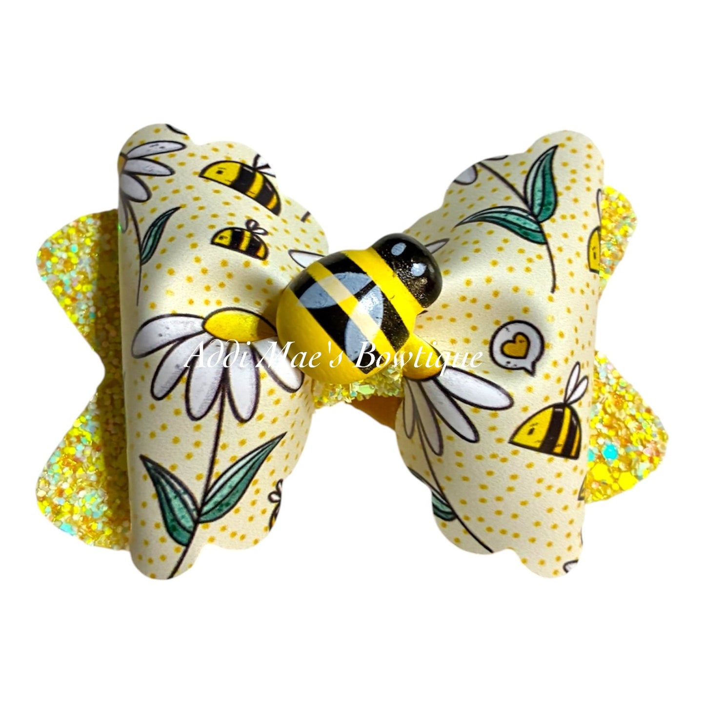 Daisies Bees Bow