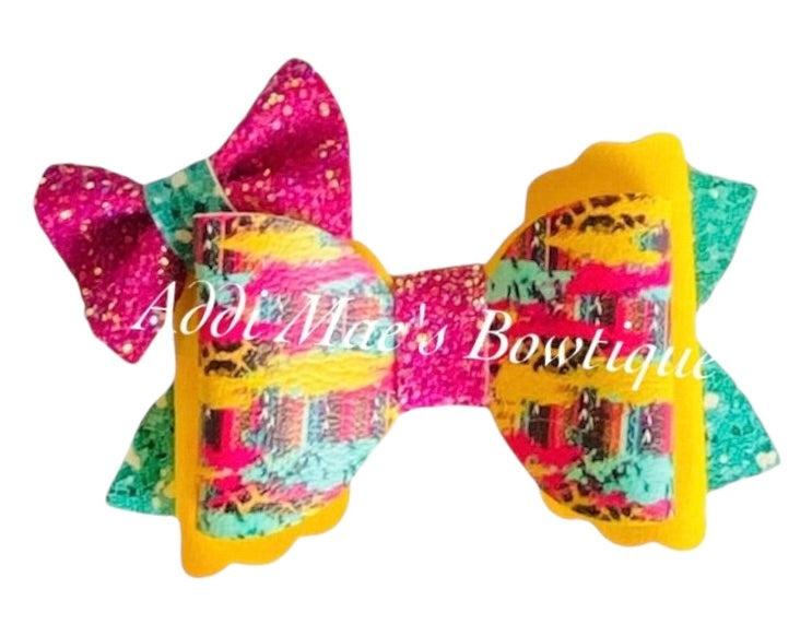 Southwestern Stripes Bow
