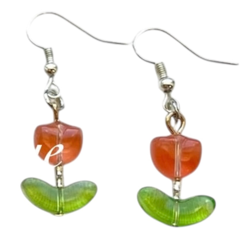 Pastel Tulips Earrings