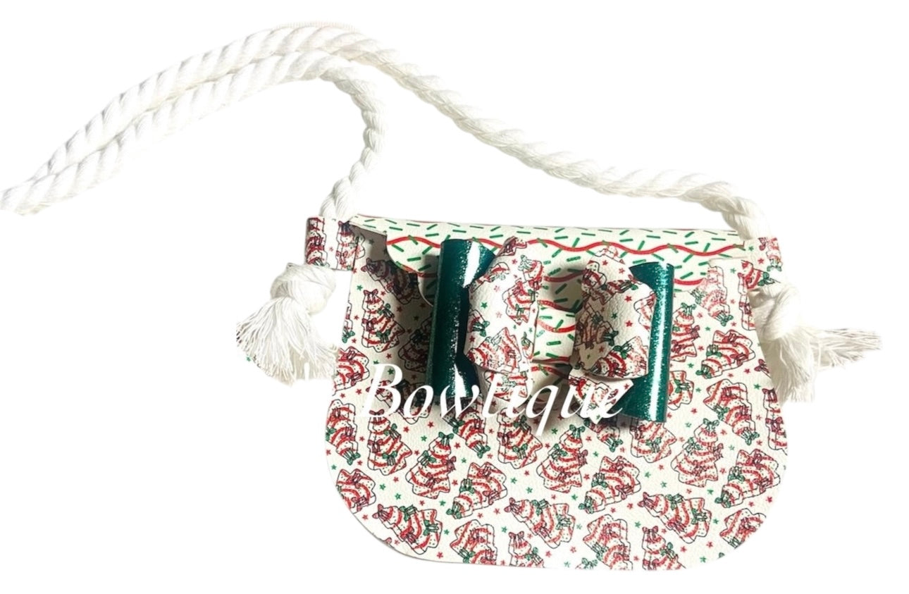 Coquette Christmas Tree Snack Cakes Little Girl (Toddler ) Purse Set