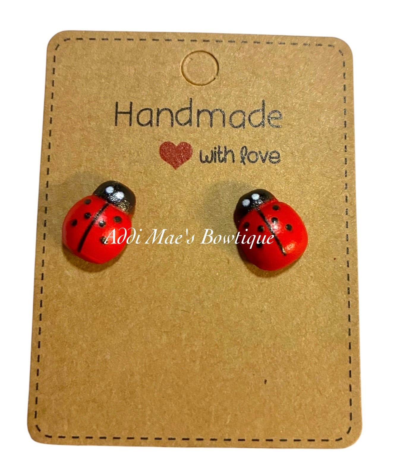 Mini Ladybugs Trio Earring Studs