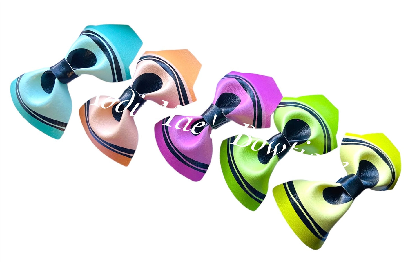 Crayon Pastels Back To School Bow
