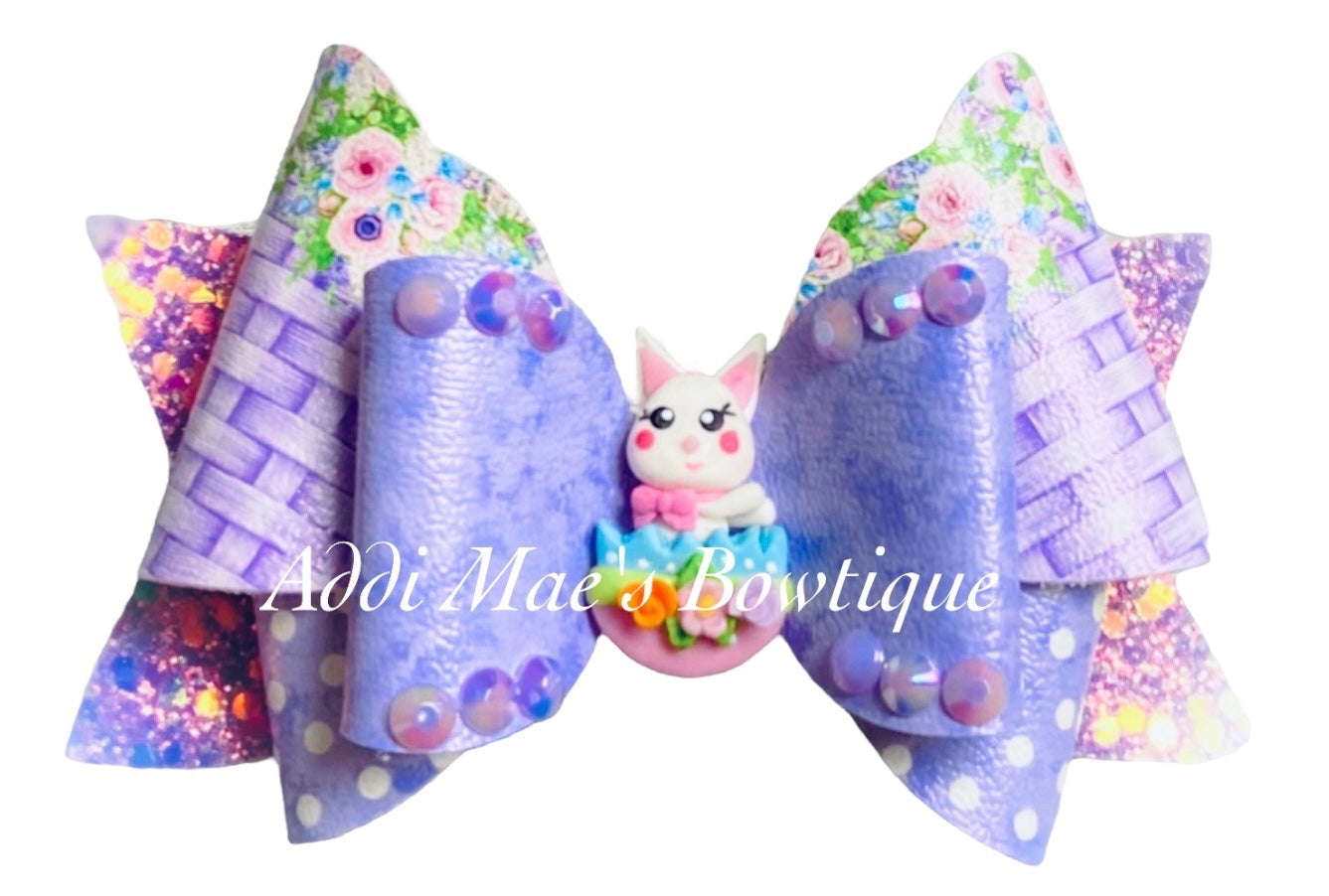Easter Bunny Basket Bow